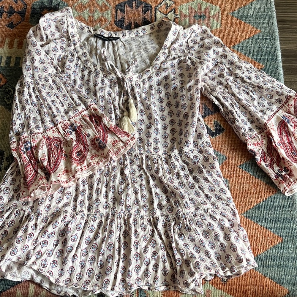 Vintage AE paisley blouse